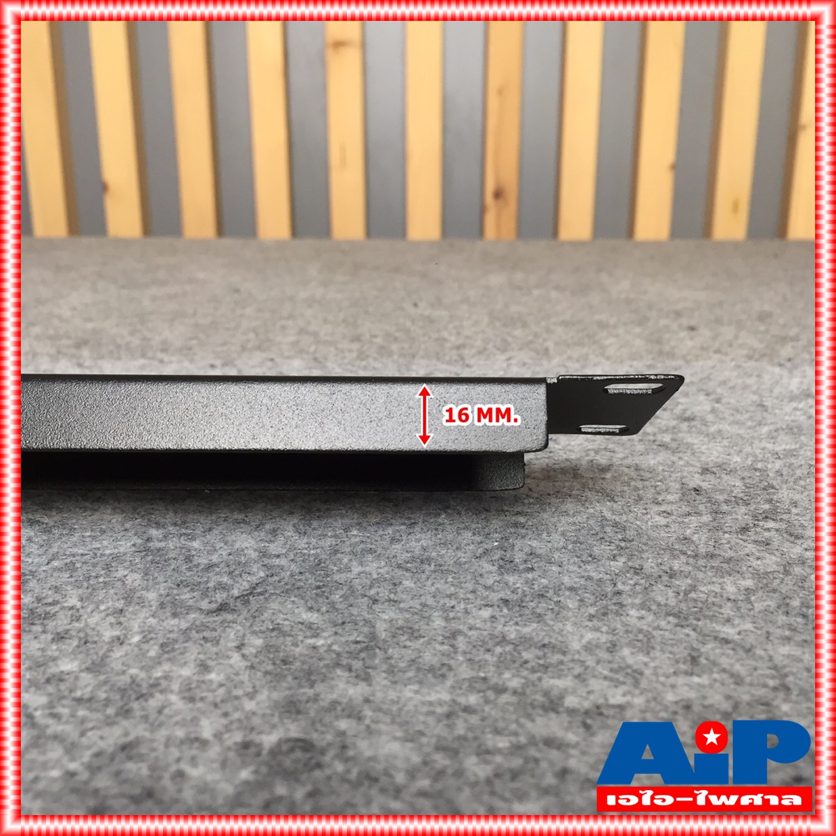 NPE XLR PANEL 1U 12ch แผ่นยึดแร็ค แผ่นปิดแร็ค 1 U เจาะรู 12ช่อง แผ่นเหล็ก ปิดแร็ค อุปกรณ์แร็ค เอไอ-ไพศาล