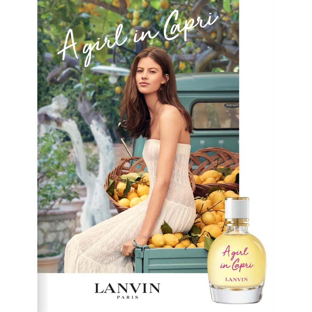 น้ำหอม แท้100% Lanvin A Girl in Capri EDT 90 ml.