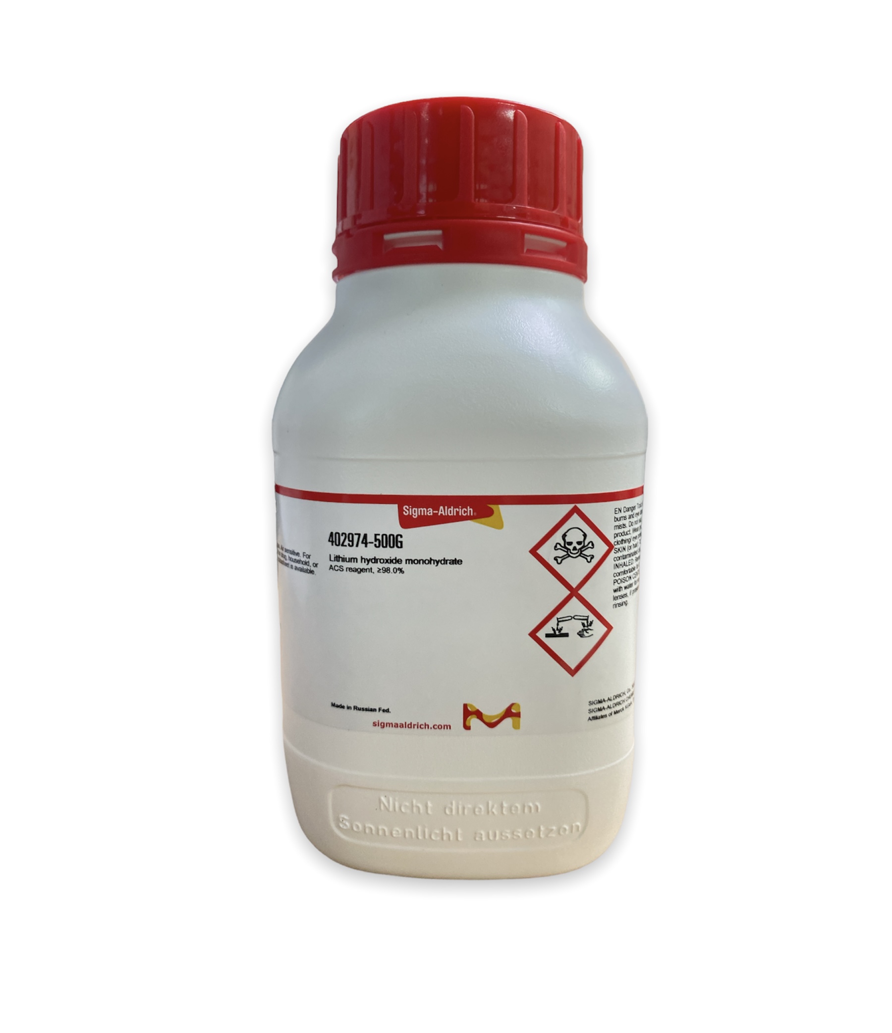 Lithium Hydroxide Monohydrate >=98%, 500 g -sigma alrich