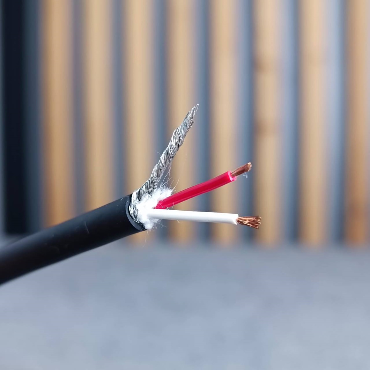 ขด100เมตร KANE VVS-1 สายไมค์สเตอริโอ สีดำ สายสัญญาณ VVS1 VVS 1 สายไมค์ST สายไมค์ 6mm สายชีลด์สเตอริโอ เอไอ-ไพศาล