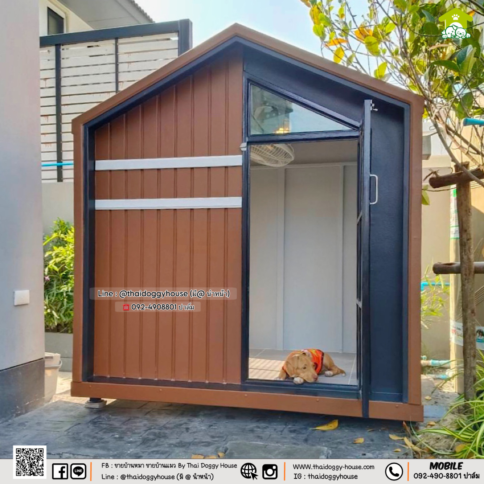 𝗠𝗜𝗡𝗜𝗠𝗔𝗟 𝗦𝗧𝗬𝗟𝗘 บ้านหมา บ้านแมว " 𝐓𝐇𝐀𝐈 𝐃𝐎𝐆𝐆𝐘 𝐇𝐎𝐔𝐒E