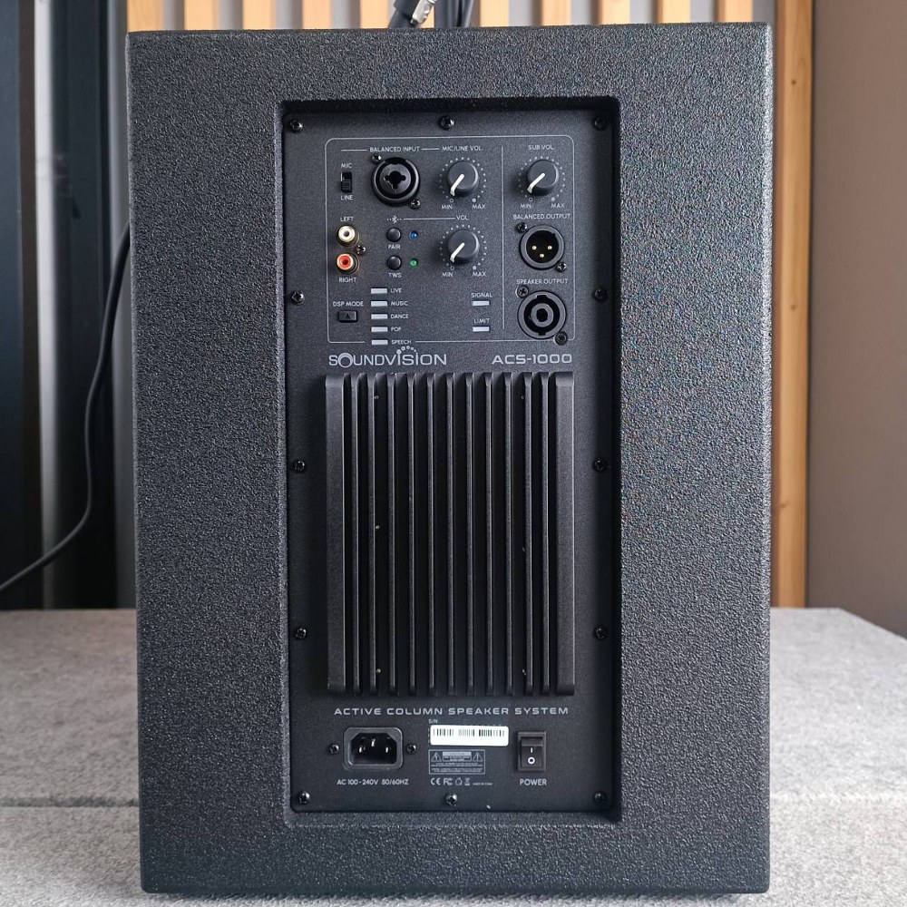 SOUNDVISION ACS-1000 ชุดลำโพงแอคทีฟ ลำโพงคอลัมน์ มีแอมป์ในตัว Column Speaker ลำโพง Active คอลัมน์ บลูทูธ 5.0 รองรับ TWSACS ACS 1000 ACS1000 เอไอ-ไพศาล +++