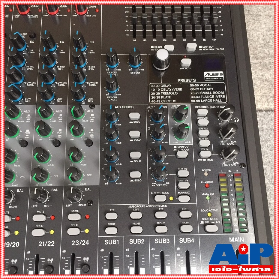 ALTO LIVE-2404 MIXER เครื่องแต่งเสียง เครื่องปรับแต่งเสียง เครื่องเสียง มิกเชอร์ มิกซ์ LIVE 2404 LIVE2404 เอไอ-ไพศาล