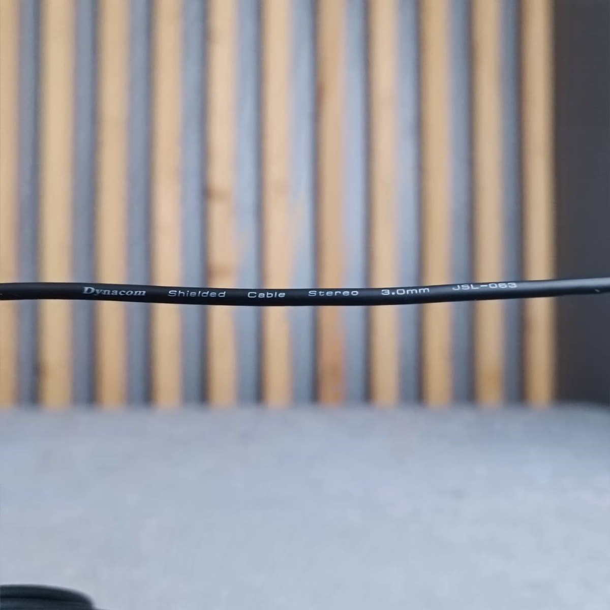 ขด5เมตร ขนาด3.2mm DYNACOM JSL-063 สายชีลด์ST 3.2mm สีดำ สายชีลด์สเตอริโอ JSL063 JSL 063 สายสัญญาณ เอไอ-ไพศาล