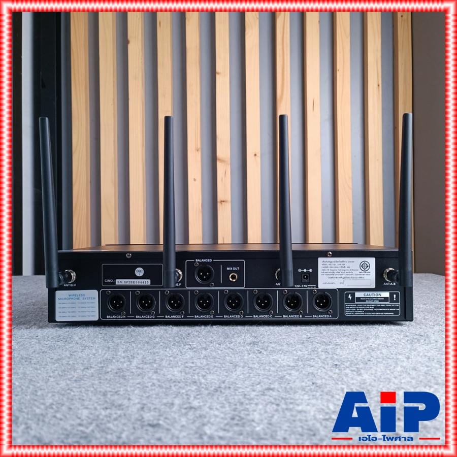 PROEUROTECH UHF129 ไมค์ลอยตั้งโต๊ะ 8ตัว ก้านยาว60CM ไมค์ประชุม ชุดประชุมไร้สาย ไมค์ประชุมไร้สาย UHF 129 UHF-129 PRO EUROTECH เอไอ-ไพศาล