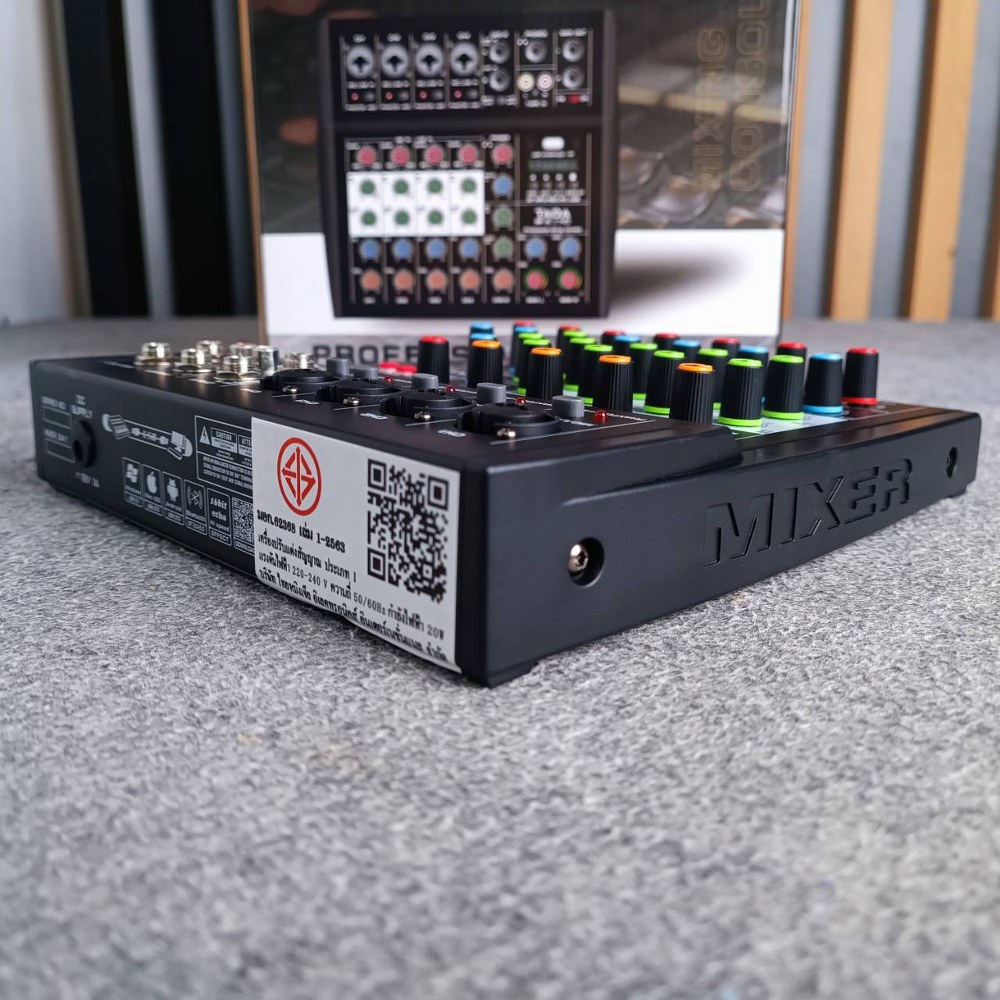 TADA MF-6 MIXER มิกเซอร์ TADA MF 6 MF6 มิกเซอร์ TA DA รองรับ BLUETOOTH มิกเซอร์บลูทูธ 6 input มิกซ์ บลูทูธ มิกเซอร์ Bluetooth mixer เครื่องเสียง มิกเซอร์จิ๋ว มิกเซอร์เอฟเฟค เอไอ-ไพศาล