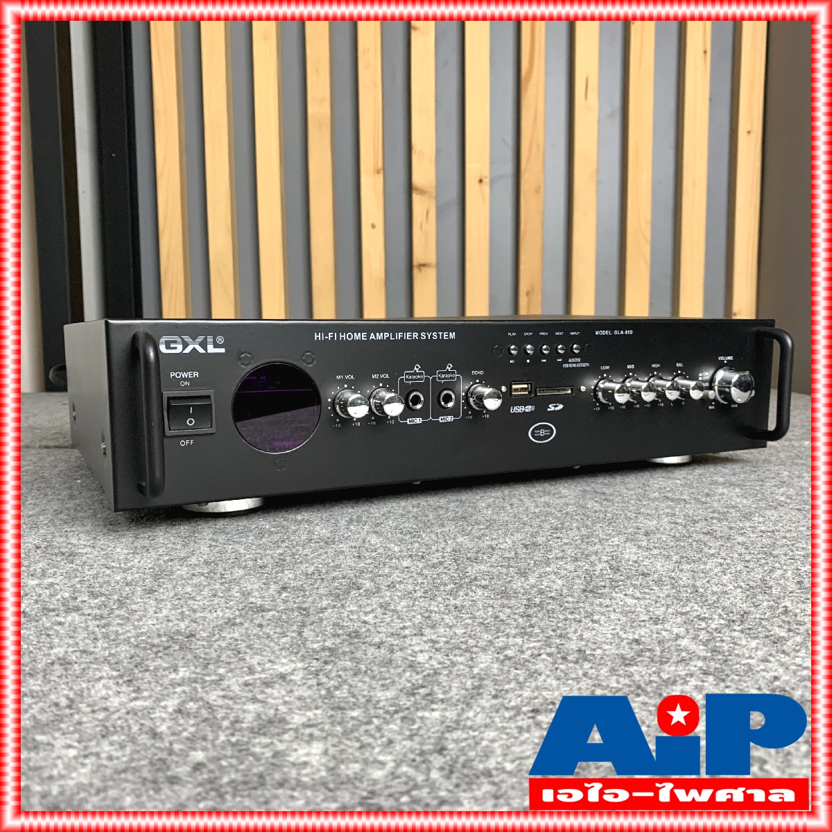 GXL GLA-810 แอมป์ บูลทูธ แอมป์ขยายเสียง ใช้ได้ทั้งไฟบ้าน / ไฟรถ DC12V แอมป์ แอมป์เครื่องเสียง เครื่องขยายเสียง GLA810 GLA 810 เอไอ-ไพศาล