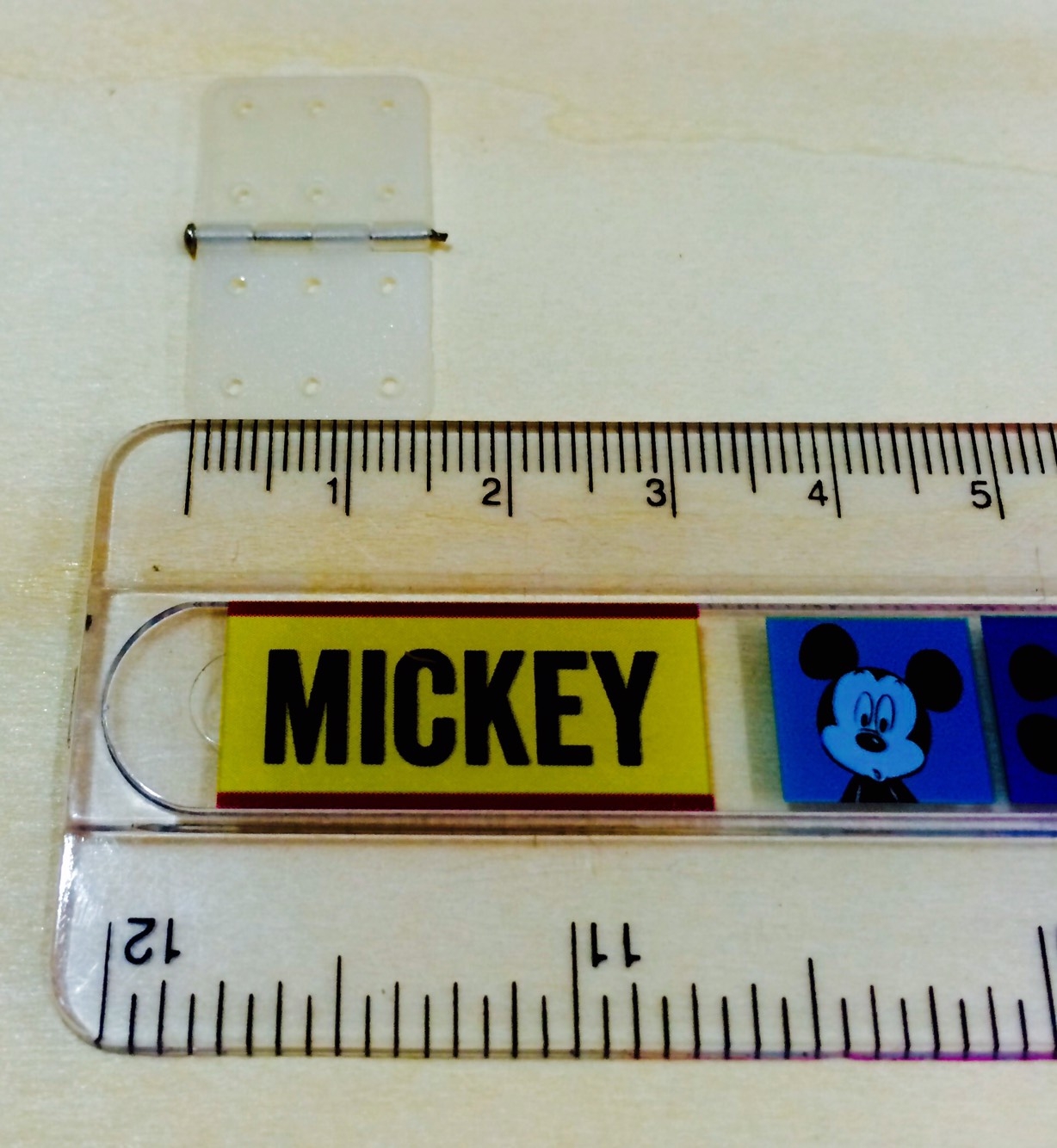 บานพับแบบแผ่น #3 28mm.x15mm.