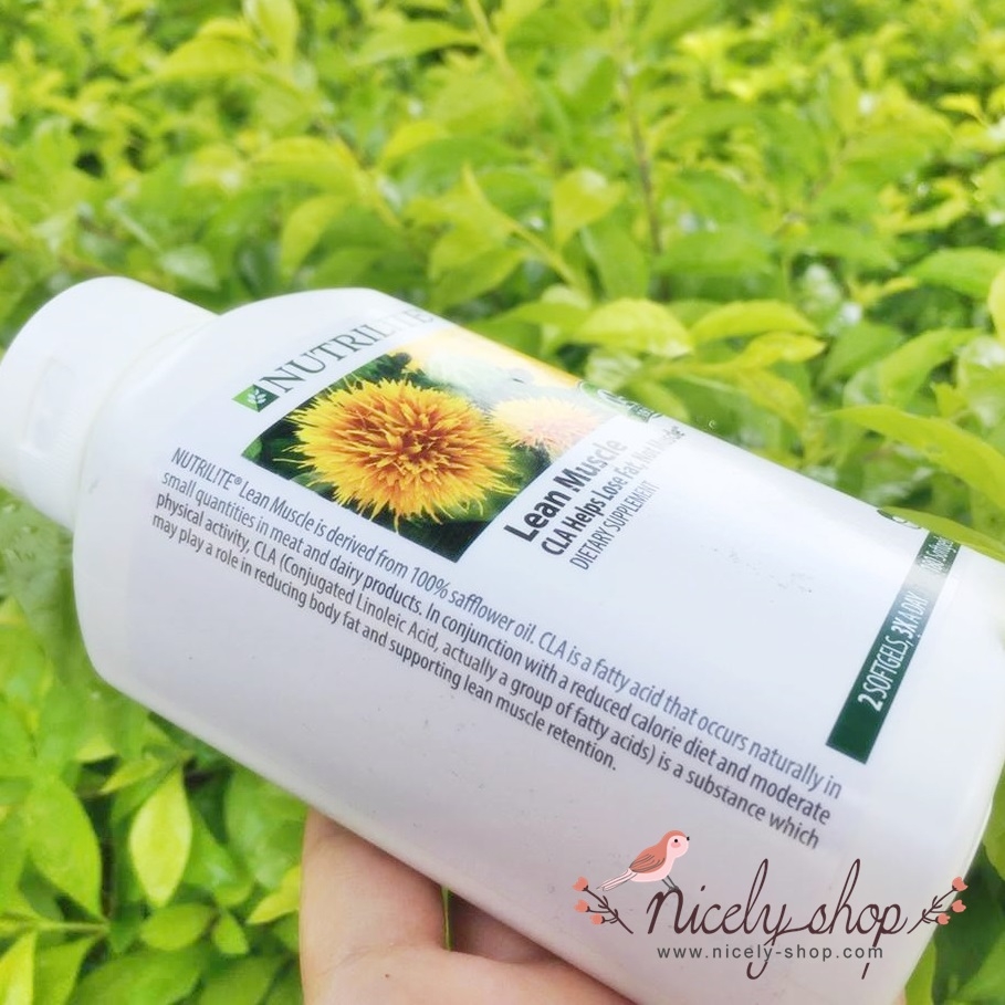 ซีแอลเอ NUTRILITE Lean Muscle (CLA)ประกอบด้วย CLA 500mgผลิตจากดอกคำฝอย