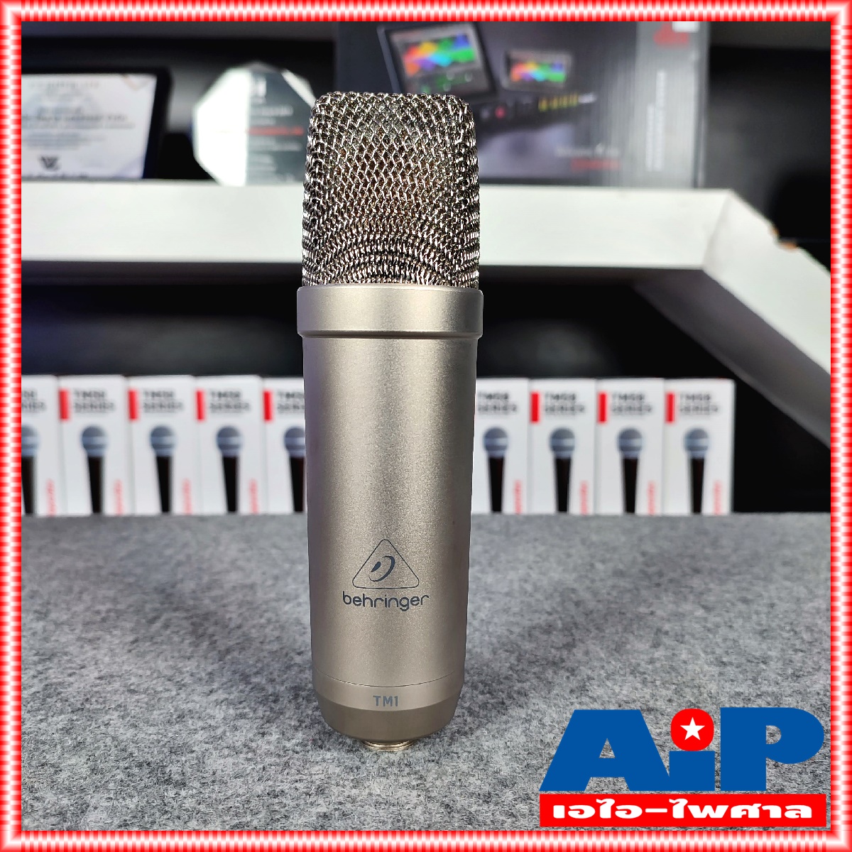 BERINGER TM-1 ไมค์สตูดิโอ ไมค์โครโฟนสตูดิโอ ไมโครโฟนคอนเด็นเซอร์ ไมค์สตูดิโอBERINGER TM 1 TM1 เอไอ-ไพศาล