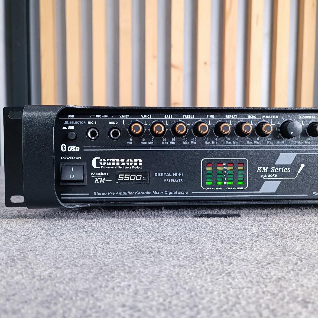 COMSON KM-5500C แอมป์ บลูทูธ อินทีเกรตแอมป์ คาราโอเกะ เชื่อมต่อบลูทูธ KM 5500 C KM5500C เอไอ-ไพศาล