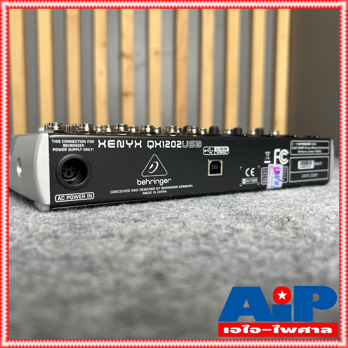 BEHRINGER QX-1202USB MIXER เครื่องปรับแต่งเสียง มิกซ์ มิกเซอร์ เครื่องปรับเสียง QX 1202USB QX1202USB MIX เอไอ-ไพศาล +++