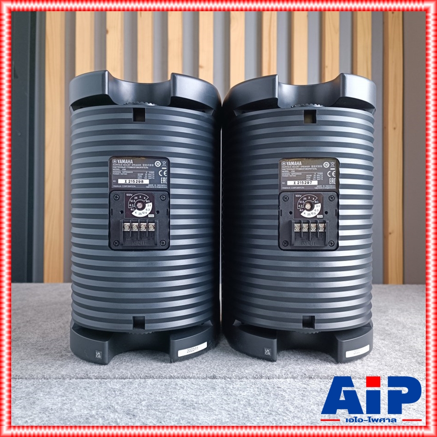 YAMAHA VS-6 ตู้ลำโพง6" 2ทาง มีLINE สีดำ ตู้ลำโพง ตู้ลำโพงติดผนัง ลำโพงพร้อมขาติดผนัง ลำโพงYAMAHA เอไอ-ไพศาล +++