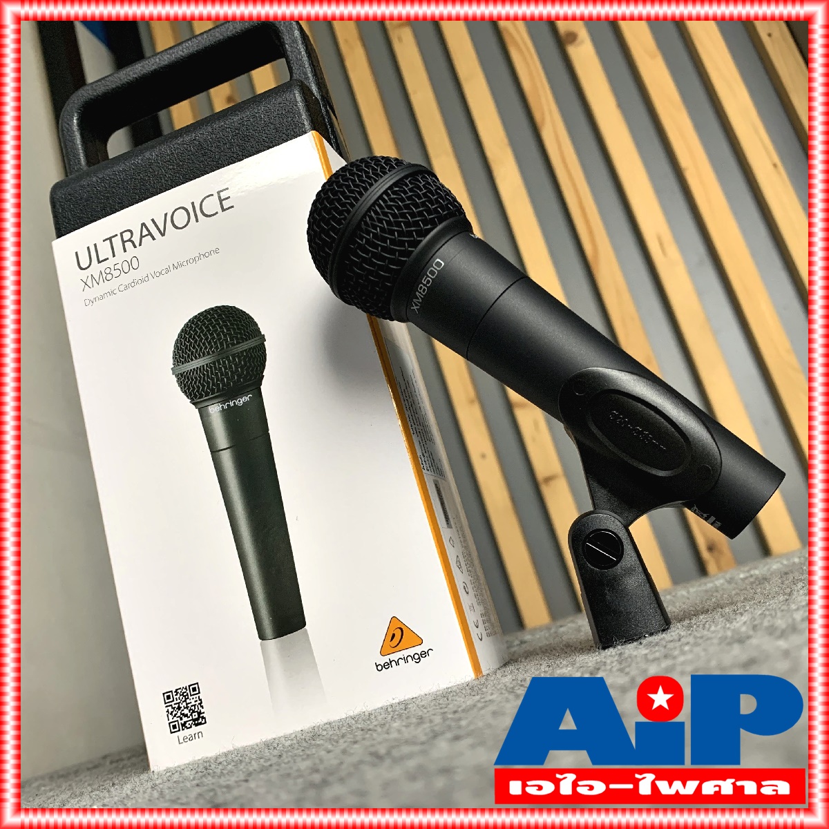 ไม่แถมสาย BEHRINGER XM-8500 ไมค์โครโฟน แบบสาย ไมค์ร้องเพลง XM 8500 ไมค์ สาย XM8500 คาราโอเกะ ร้องเพลง เอไอ-ไพศาล +++