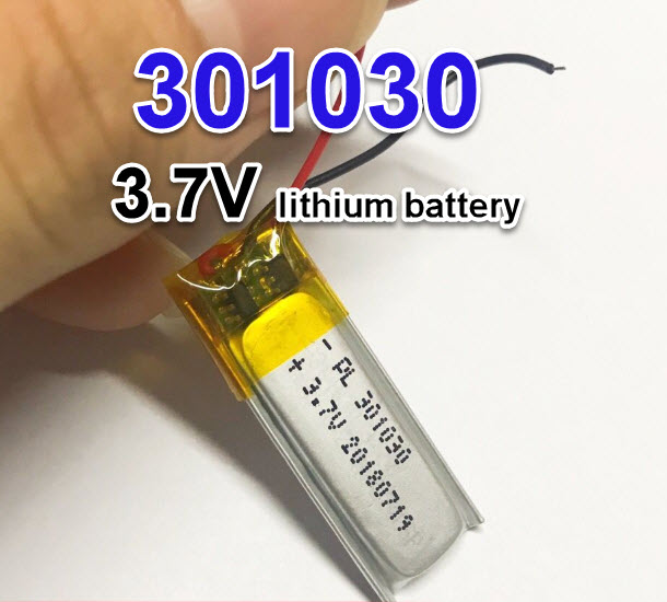 301030 3.7V Li-polymer Rechargeable Battery Li-Po