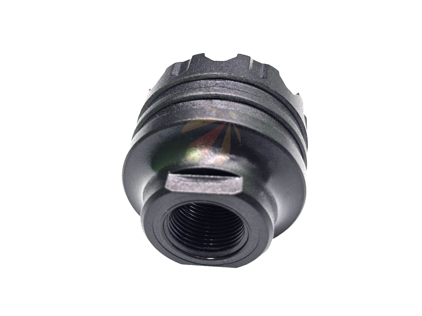 G&P Battle Wheel Pastic Amplifier 14mm CCW Flash Hider (Black)