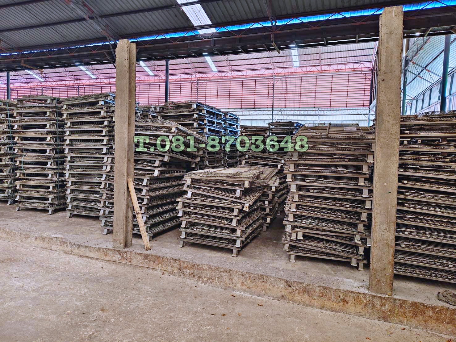 ตะแกรงเหล็กพับได้ มือสอง [เข้ามาใหม่] ขนาด 100x120x90cm ตา50x100