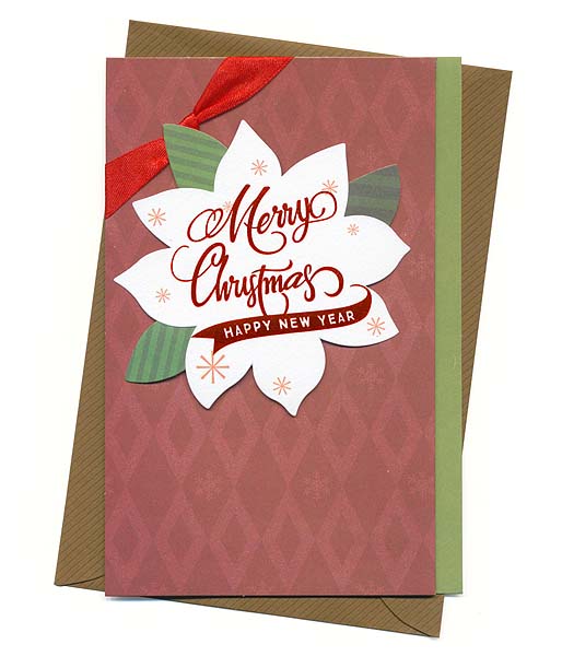 การ์ดคริสต์มาส Trio - Merry Christmas