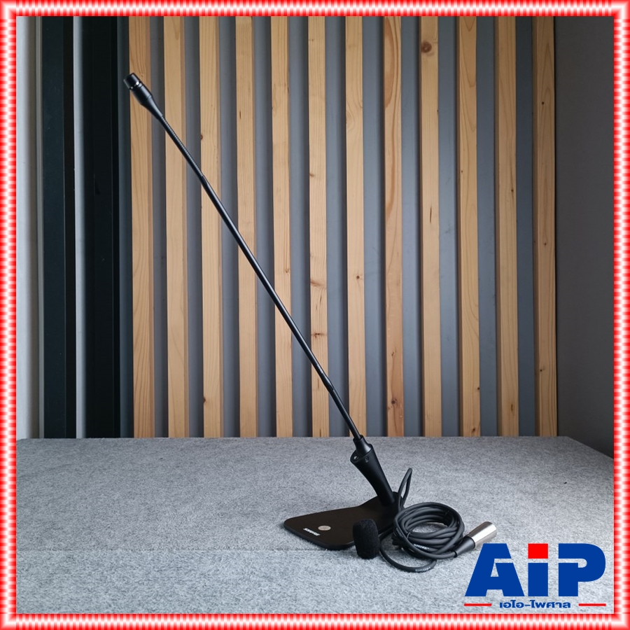 SHURE CVG18DS-B/C-X ก้านไมค์+ฐาน+มีสวิทซ์ ไมค์ตั้งโต๊ะพร้อมฐาน ไมค์คอนเดนเซอร์ ความยาวก้านไมค์ 45.7 ซม. CVG-18-DS-B CVG18DSB เอไอ-ไพศาล +++