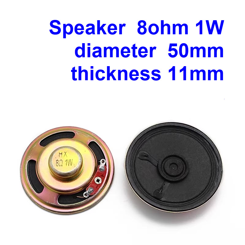 ลำโพง Speaker 8 ohm 1W diameter = 50mm H 11mm