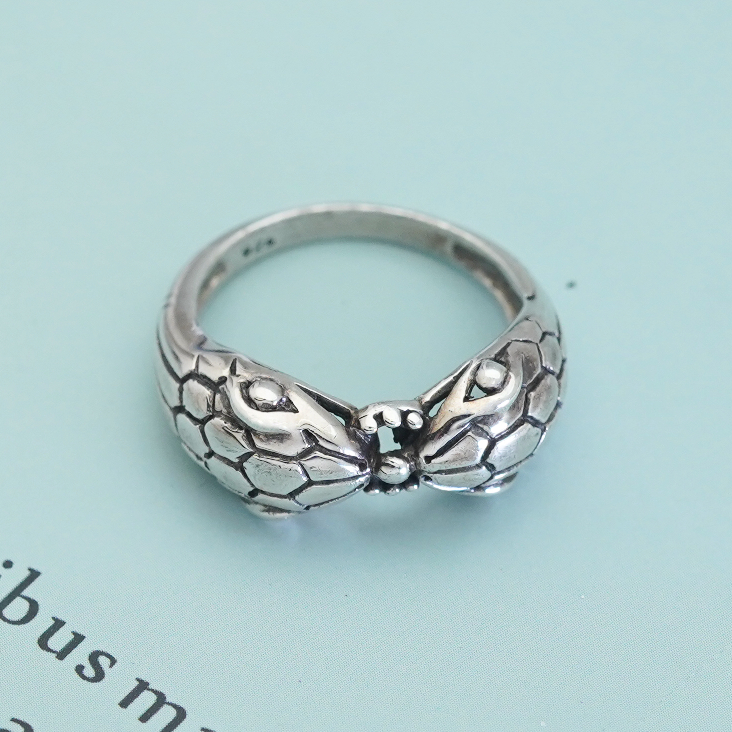 แหวนเงินแท้: แหวนงูคู่ ลักษณ์แห่งความรัก ความผูกพัน และความสมดุลในชีวิต"