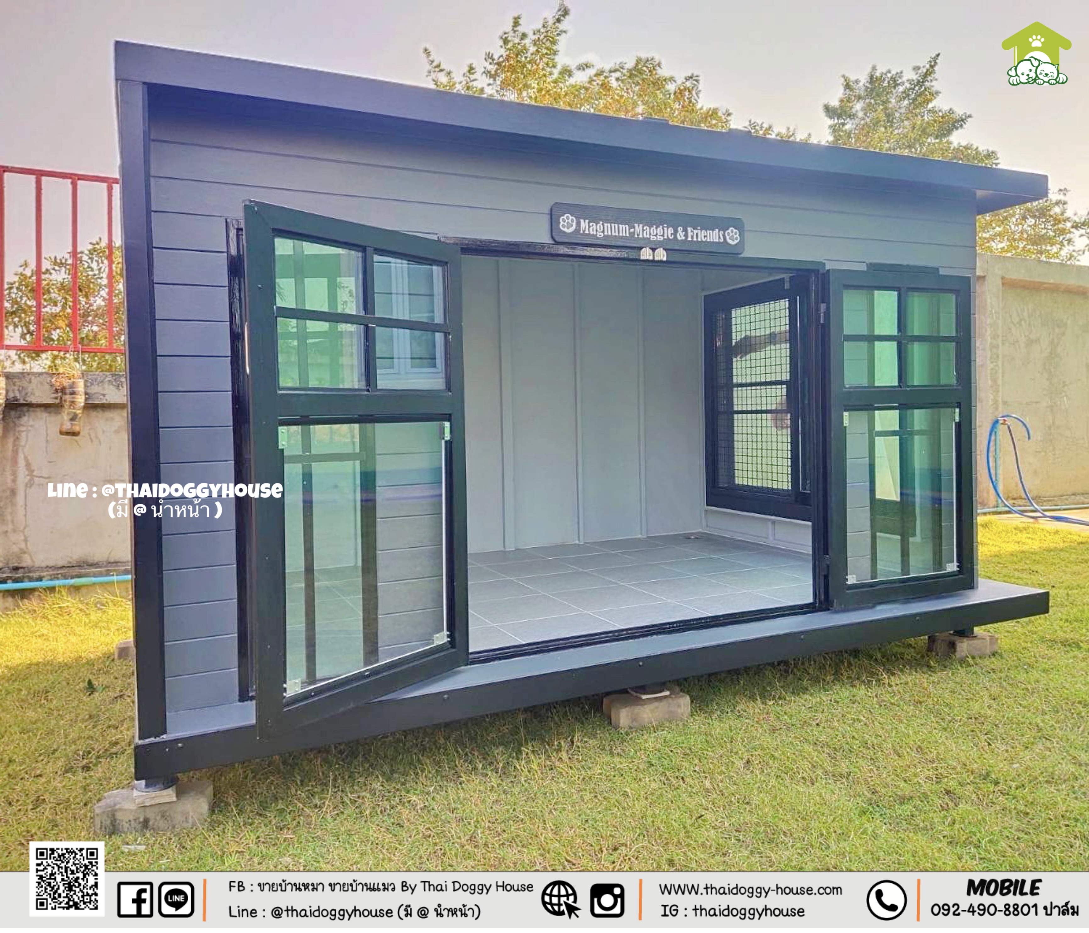 บ้านหมา บ้านแมว " 𝐁𝐎𝐗 𝐒𝐓𝐘𝐋𝐄 𝐁𝐘 𝐓𝐇𝐀𝐈 𝐃𝐎𝐆𝐆𝐘 𝐇𝐎𝐔𝐒𝐄 "