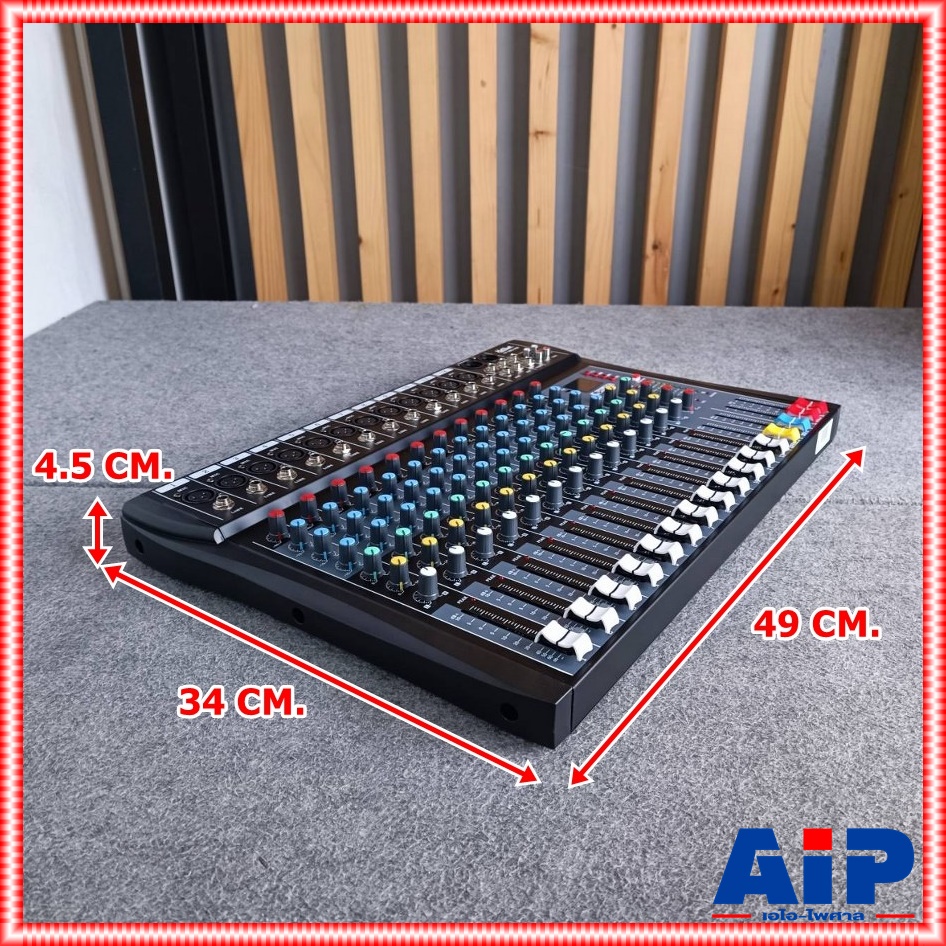 HOTROCK CT-120S MIXER เครื่องปรับแต่งเสียง สเตอริโอ มิกเซอร์ 12 ช่อง BLUETOOTH USB MP3 เอ็ฟเฟ็คแท้ ฮอทร็อค CT 120S CT120S เอไอ-ไพศาล