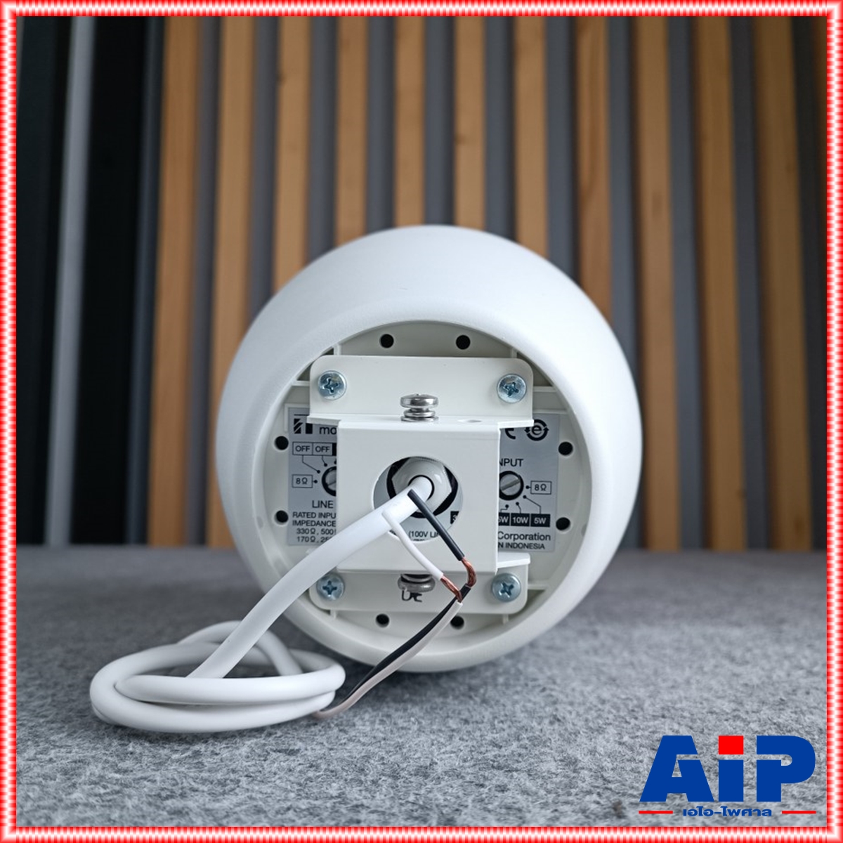 TOA PJ-304 PROJECTION SPEAKER PJ304 PJ 304 ลำโพงติดเพดาน ขนาด 5 นิ้ว 30 วัตต์ ลำโพงแบบ Projection Speaker 30 W 100 V line เอไอ-ไพศาล