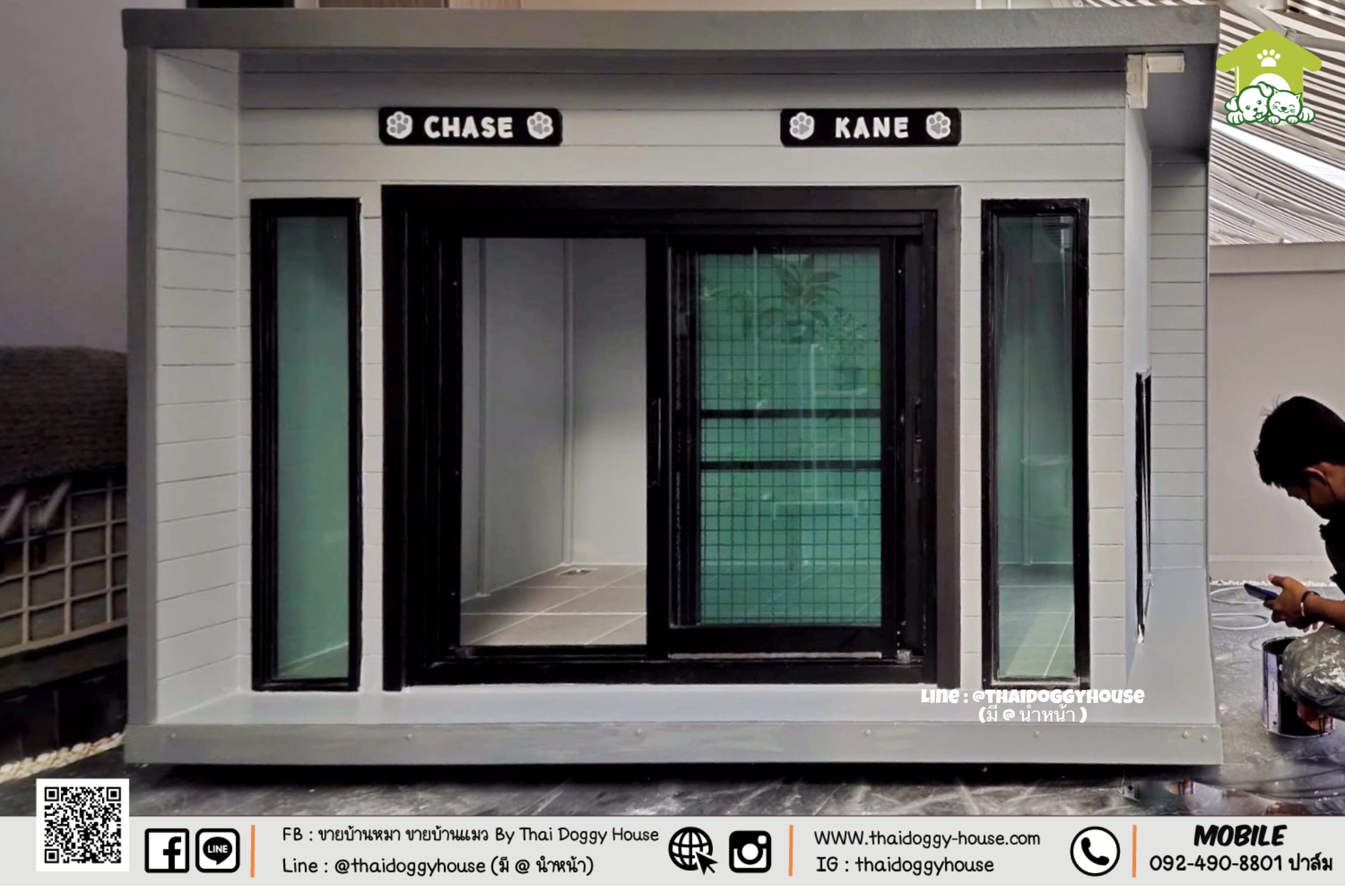 🏡 บ้านหมา บ้านแมว "𝐁𝐎𝐗 𝐒𝐓𝐘𝐋𝐄" หลังนี้เอาใจคนที่อยากได้บ้านน้องหมา น้องแมวแบบติดแอร์ได้