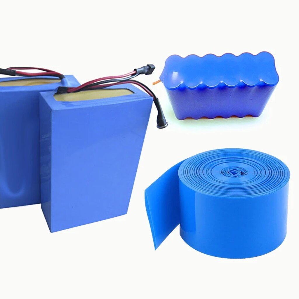 ท่อหด PVC ขนาด 210 - 550 มม ท่อหดความร้อน เทปหด สำหรับแพ๊กแบตเตอรี่ หรือห่อบรรจุภัณฑ์ ยาว 1 เมตร