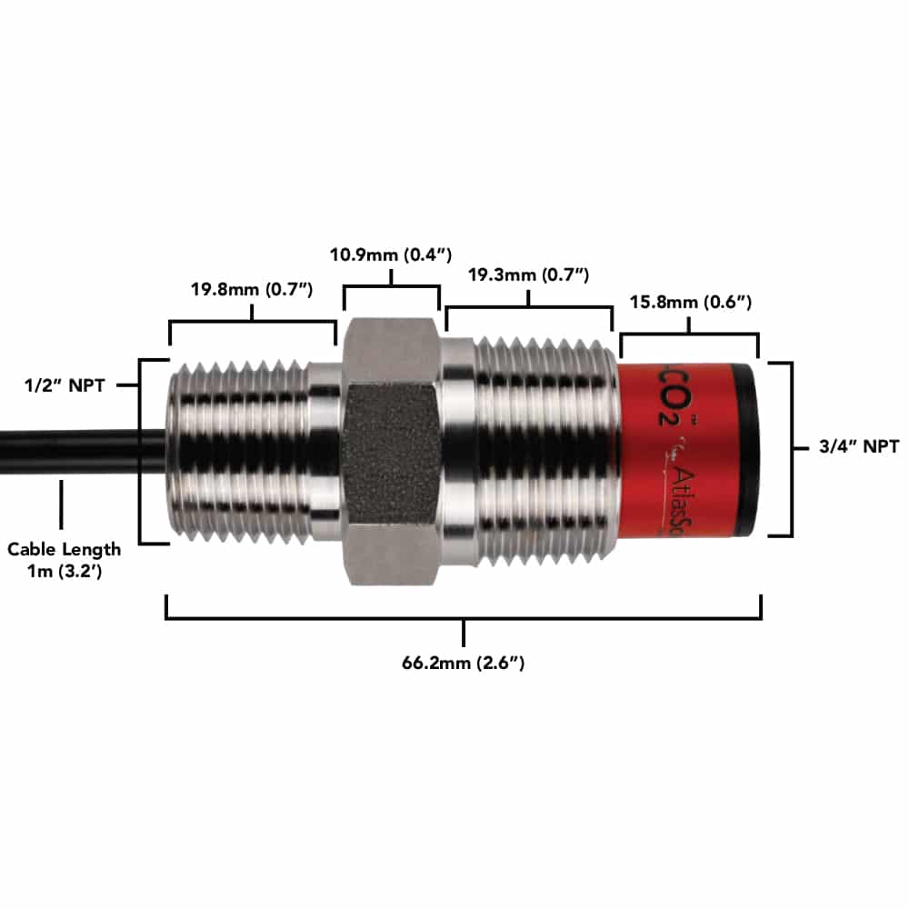 EZO-CO2™ Embedded NDIR Carbon Dioxide Sensor