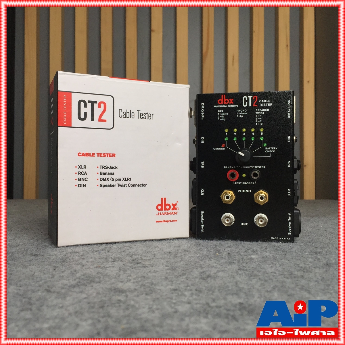 DBX CT2 cable tester ดีบีเอ๊กส์ CT 2 เครื่องเช็ค สายสัญญาณ เครื่องเช็คสาย เอไอ-ไพศาล +++