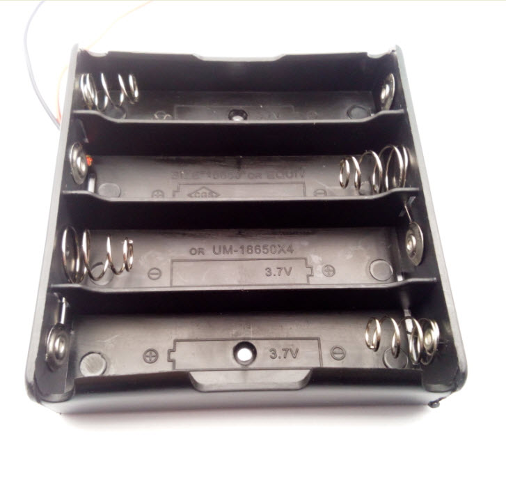 ลังถ่านขนาด 18650 สำหรับ 4 ก้อน (Lithium battery pack 14.8V )