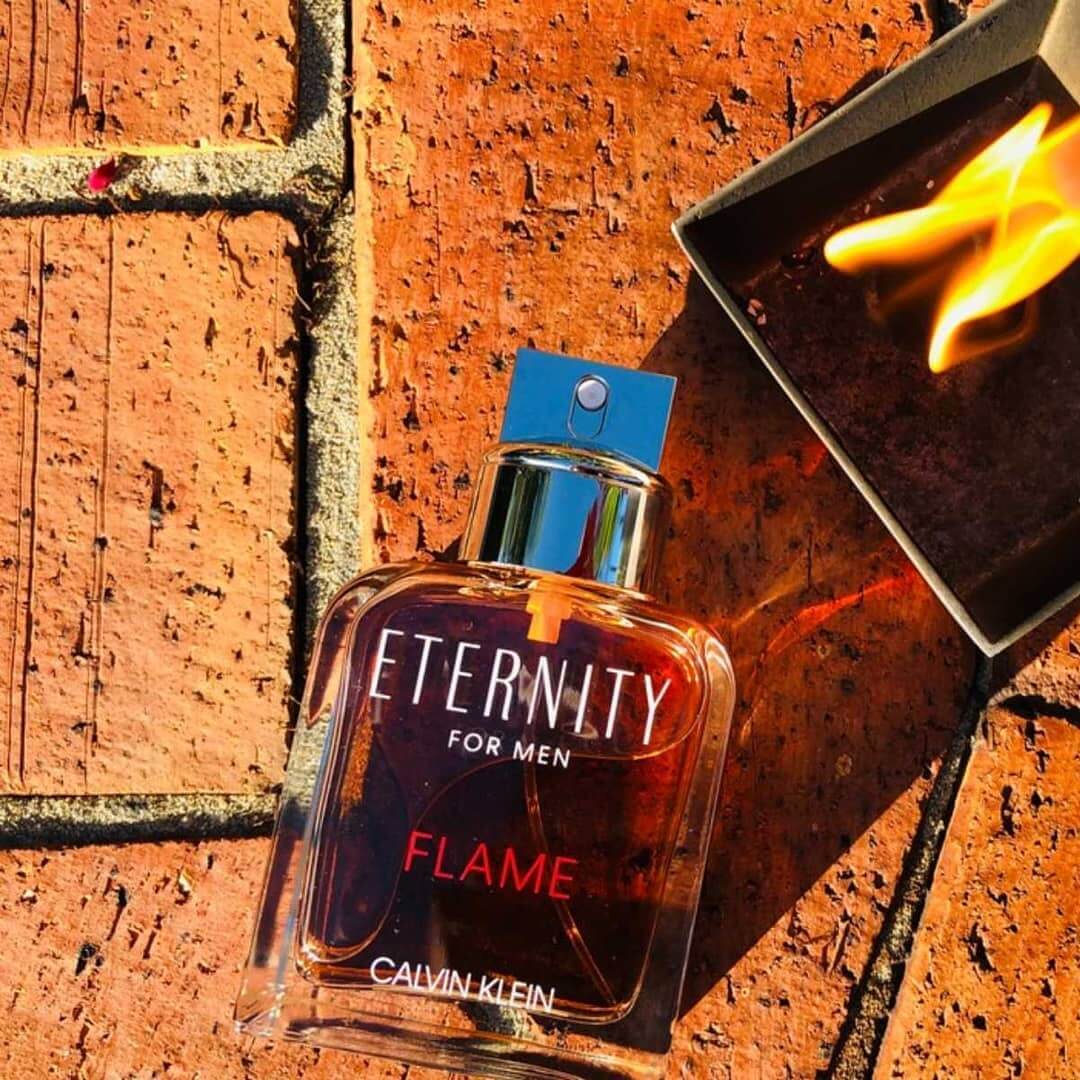 น้ำหอมแท้100% CK Eternity Flame For Men Eau De Toilette ขนาด 100 มล.