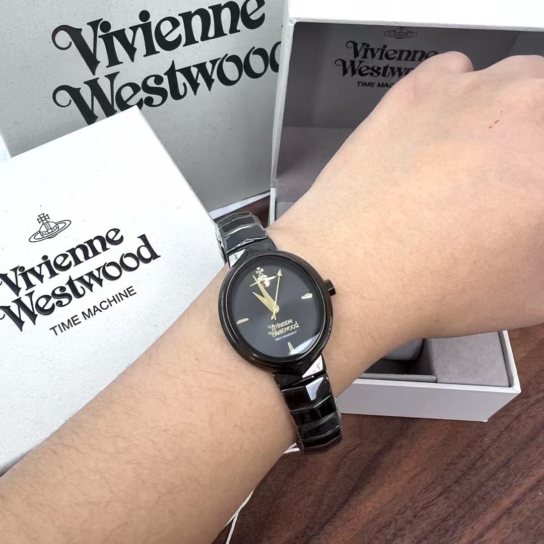 ** any** นาฬิกาข้อมือ Vivienne Armour Gun 28mm Ladies Watch ของใหม่ แท้พร้อมแพ็คเกจ