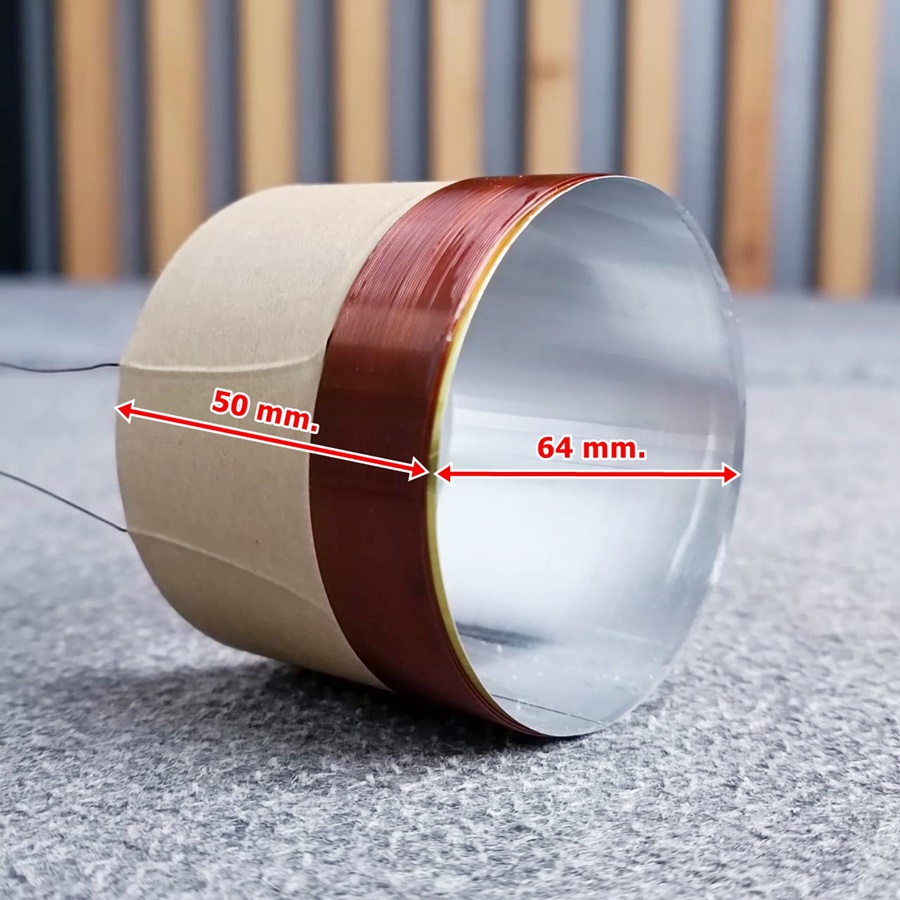 วอยซ์อลูเบอร์ 64 วอยซ์ ทั่วไป เบอร์64 วอยซ์เทียบเบอร์64 VOICE วอยซ์ ลำโพง ดอกลำโพง อะไหล่ลำโพง วอยซ์คอยล์ เบอร์64 เอไอ-ไพศาล