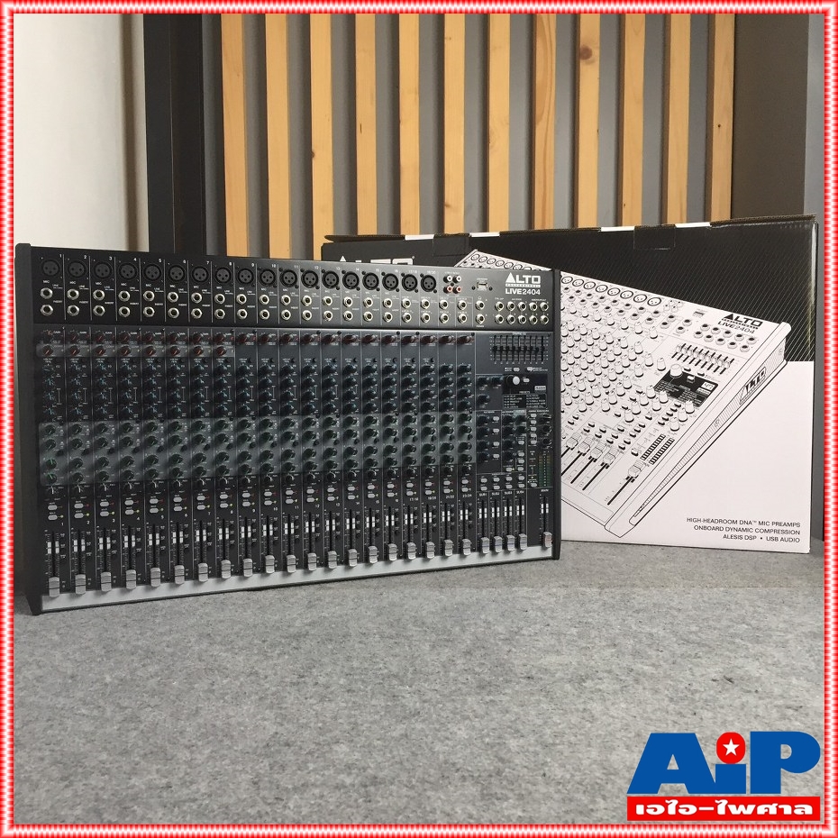 ALTO LIVE-2404 MIXER เครื่องแต่งเสียง เครื่องปรับแต่งเสียง เครื่องเสียง มิกเชอร์ มิกซ์ LIVE 2404 LIVE2404 เอไอ-ไพศาล