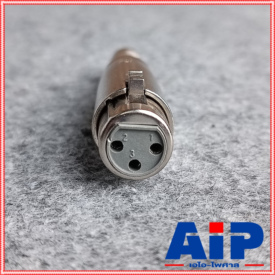 LIDGE YM-075 แจ็ค XLR ตัวเมีย ท้าย แจ็ค PHONE ตัวเมีย YM075 YM 075 แจ็คทด CANNON เมีย ออก แจ็คโฟน ตัวเมีย ตัวทด เอไอ-ไพศาล