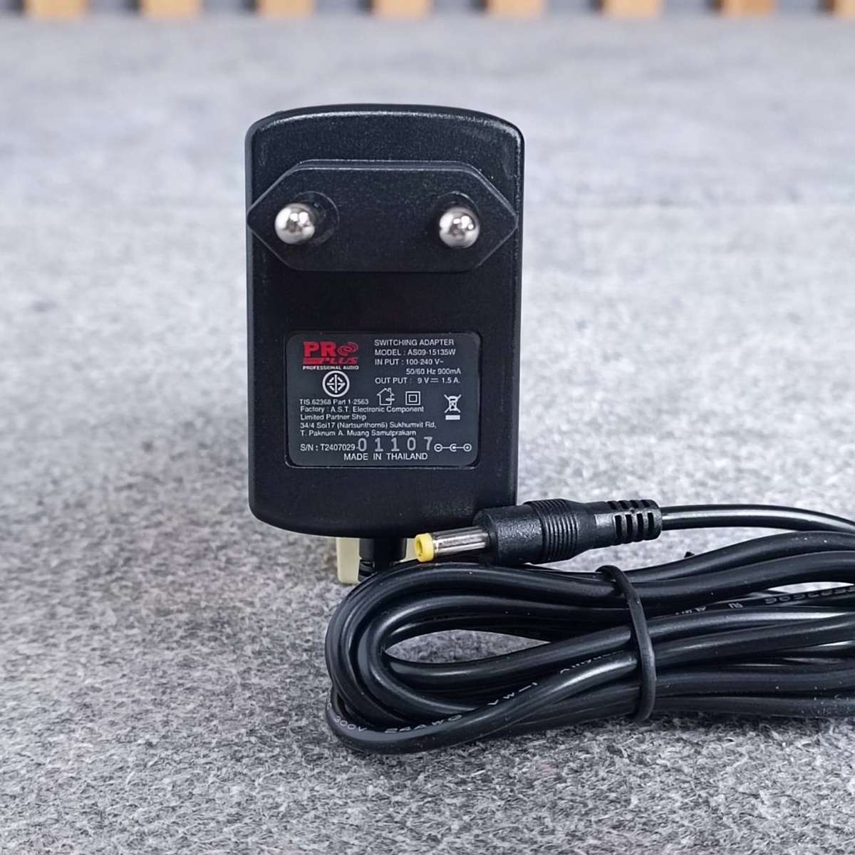 ของแท้ อะแดปเตอร์ PROPLUS ใช้กับ MPJ / XA 9V 1.5A ADAPTOR สายชาร์จ ตู้ลำโพง PRO PLUS เอไอ-ไพศาล