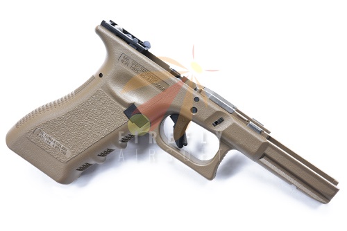 GUARDER 2019Ver Gen3 GLOCK フレームコンプリートセット EURO for G17/G22/G34◆ユーロ刻印 人気のフレーム マルイ対応 腰下全パーツ GUARDER 2019Ver Gen3 GLOCK Frame Complete Set EURO FDE - Airsoft