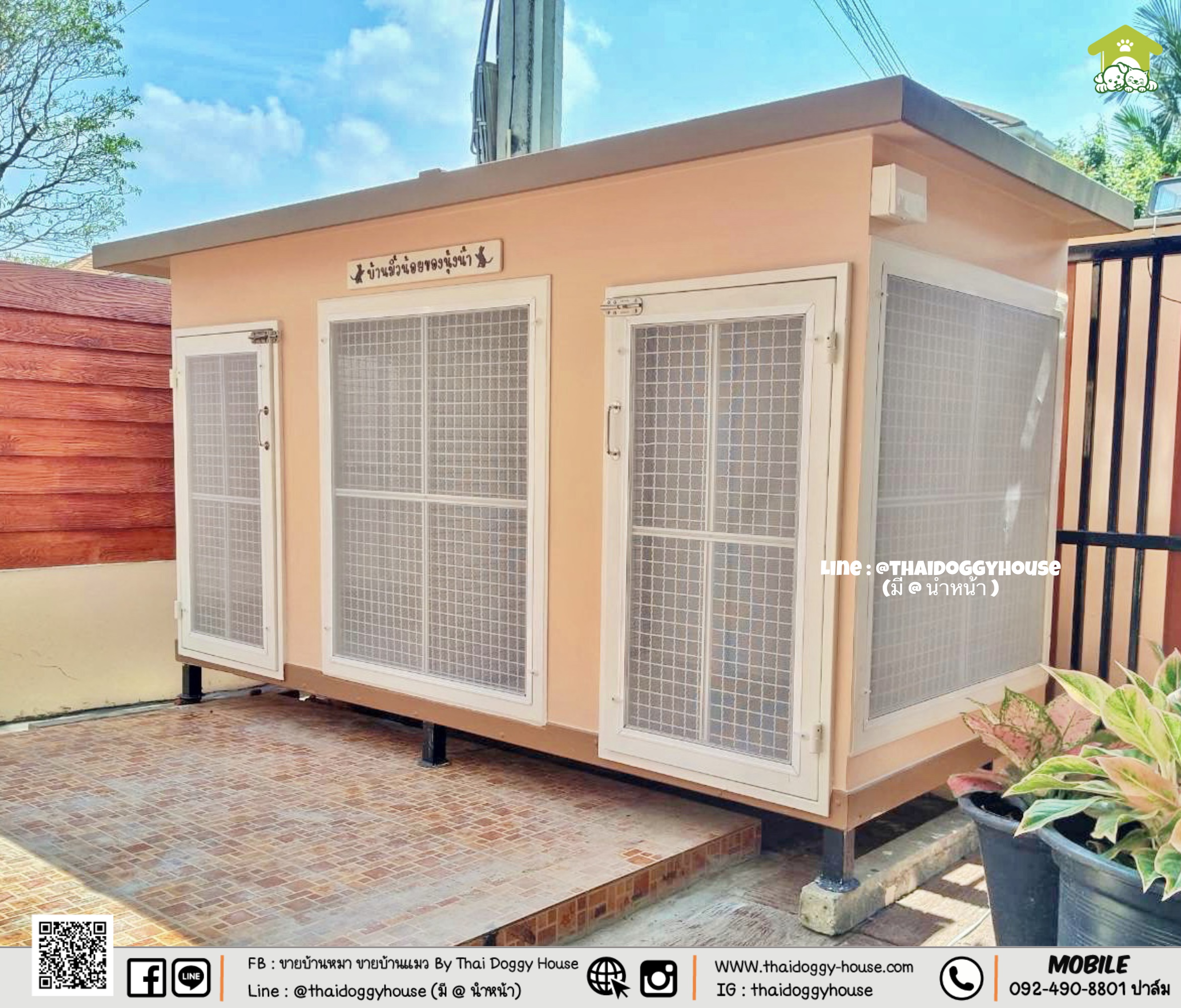 🏡 บ้านหมา บ้านแมว " 𝐁𝐎𝐗 𝐒𝐓𝐘𝐋𝐄 𝐁𝐘 𝐓𝐇𝐀𝐈 𝐃𝐎𝐆𝐆𝐘 𝐇𝐎𝐔𝐒𝐄