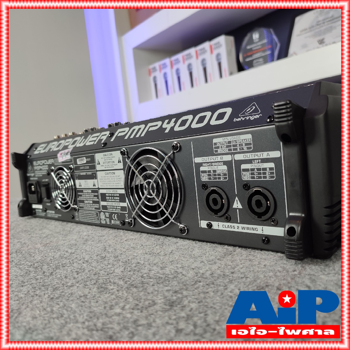 เพาเวอร์มิกซ์ BEHRINGER PMP4000 POWERMIXER เครื่องเสียง PMP-4000 เพาเวอร์มิกซ์ มิกเซอร์ มิกซ์ MIXER POWER เอไอ-ไพศาล +++