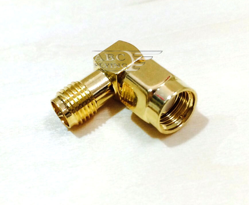 90-Degree SMA male to female connector
