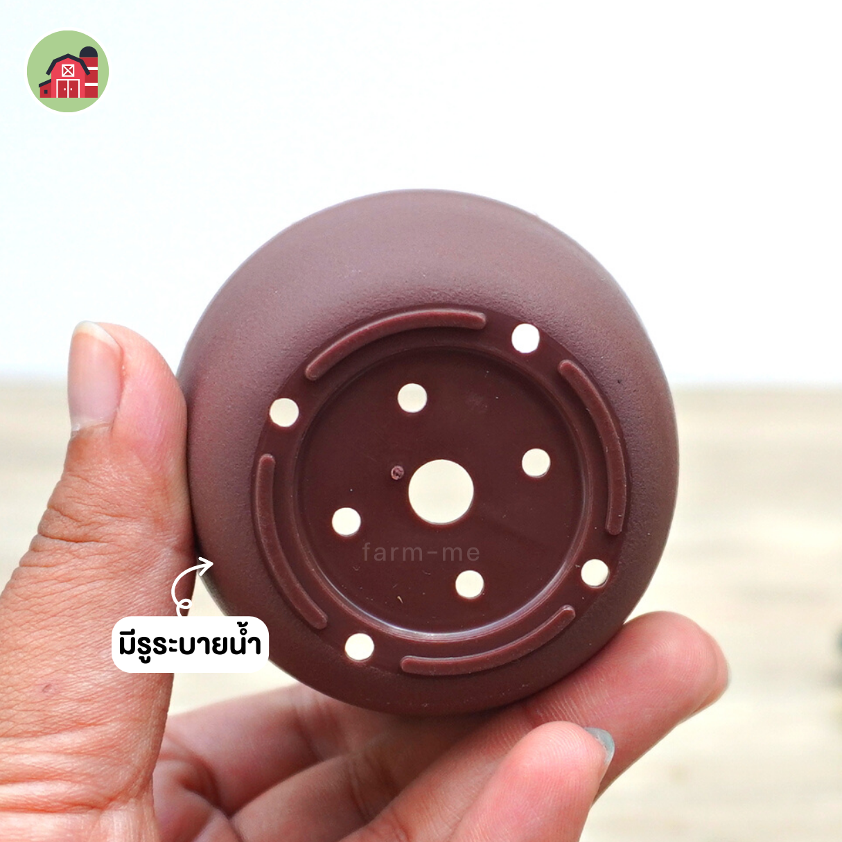 กระถางแคคตัส กลม ขนาด 2.5 นิ้ว แพ็ค50ใบ