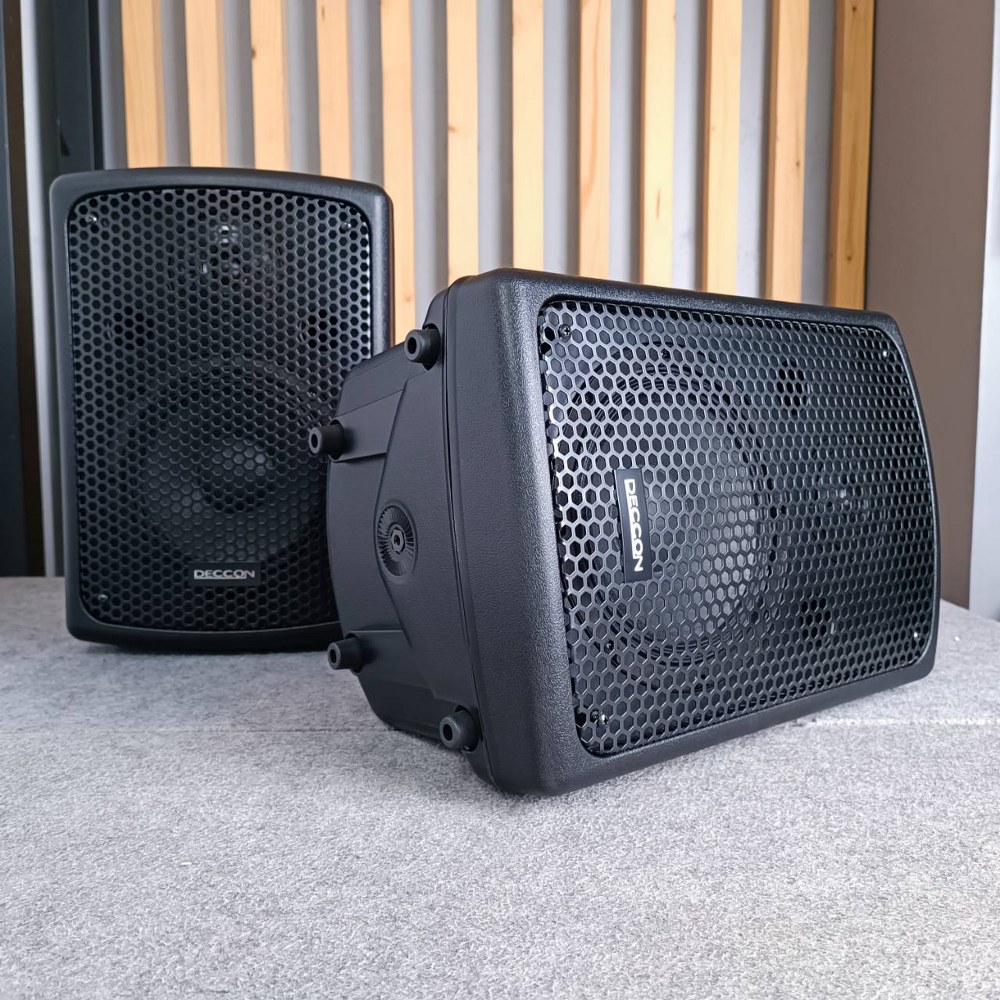 1คู่ ตู้ลำโพง แขวน 8นิ้ว DECCON PV8T มี LINE PV-8 T PV 8 ตู้ ลำโพง ติดผนัง ห้องเรียน ห้องประชุม เอไอ-ไพศาล