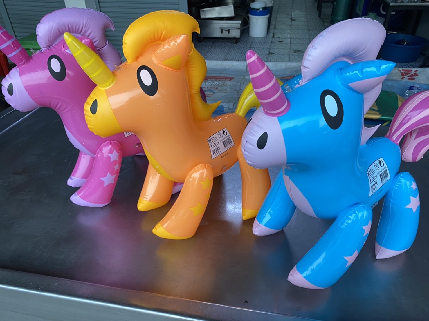 SH061 ของเล่นเด็กม้ายูนิคอร์นเป่าลม ตัวละ (เป่าลมเองนะคะ)