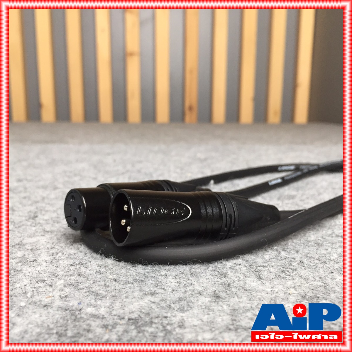 (แพ็ค1เส้น) LIDGE YM-381 สายXLR เมีย-ผู้(CANNONหัวท้าย) YM381 สาย1เมตร สายXLR หัวท้าย YM 381 สาย XLR ผู้ ออก XLR เมีย 1M สาย cannon หัวท้าย ผู้-เมีย เอไอ-ไพศาล