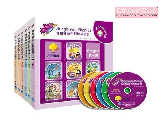 Oxford Reading Tree:Songbirds Phonics stage 1-6 พร้อมCD-ROM