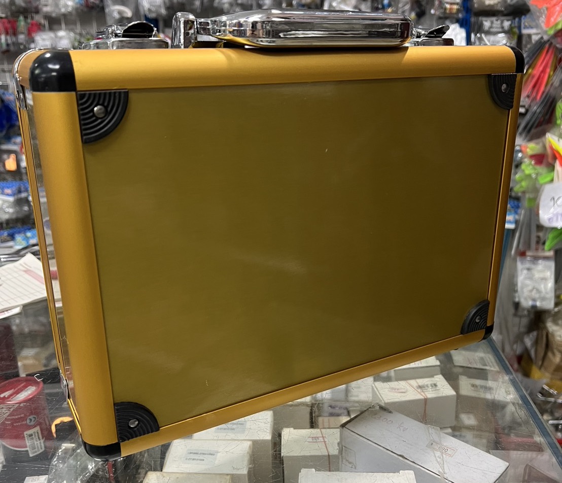 กระเป๋าวิทยุ งานอลูมิเนียม ลาย Futaba 14SZ สีทอง