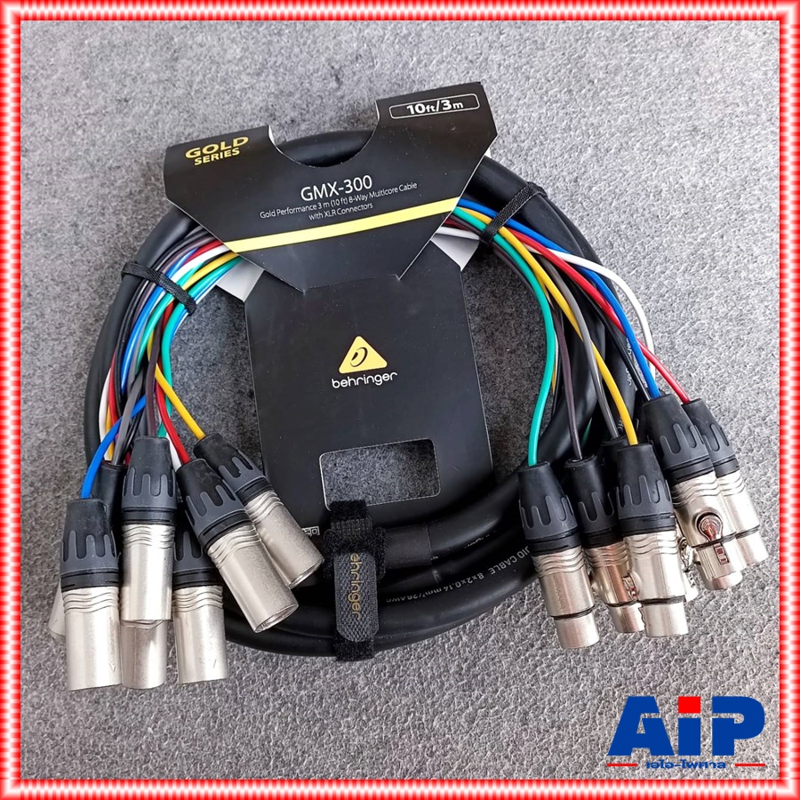 1เส้น มี2ขนาดให้เลือก BEHRINGER GMX-300 GMX-500 สายมัลติคอร์ 8 คอร์ XLR ผู้ ออก เมีย แคนนอนผู้ออกเมีย GMX 300 GMX 500 สายP.CANNONx8 ออก J.CANNONx8 เอไอ-ไพศาล